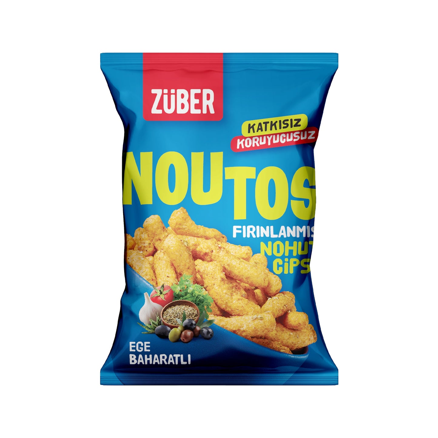 Noutos Nohut Cipsi Ege Baharatlı 55g X 15 Adet - Züber