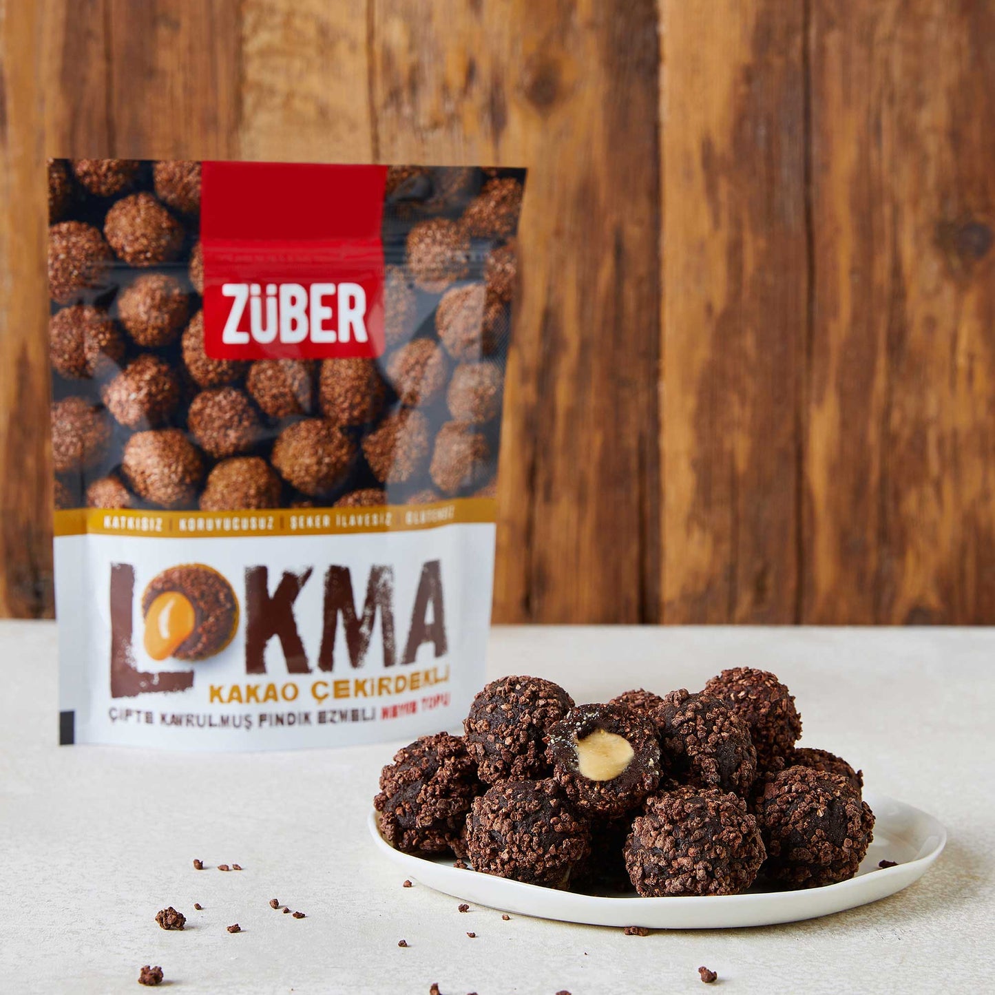 Lokma Kakao Çekirdekli 96g X 6 Adet - Züber