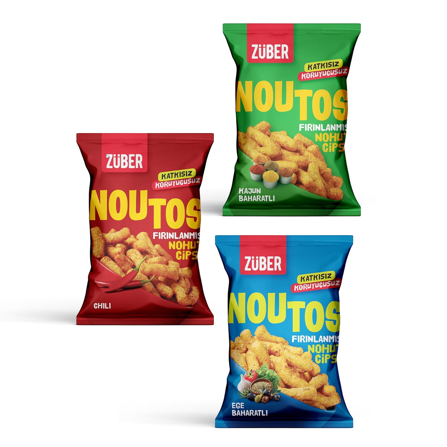 Noutos Nohut Cipsi Tanışma Paketi 55g X 6 Adet - Züber