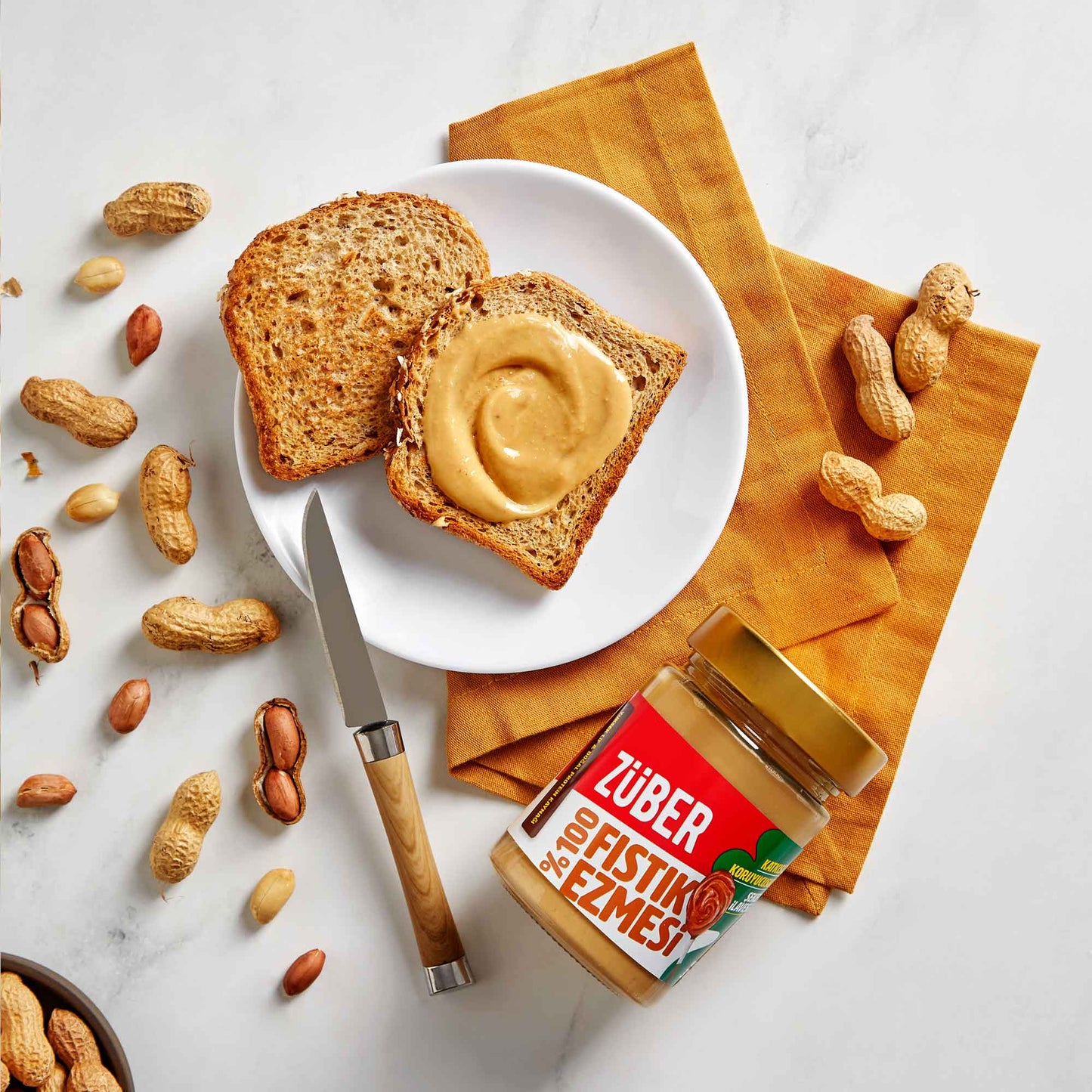 Fıstık Ezmesi %100 315g X 3 Adet - Züber