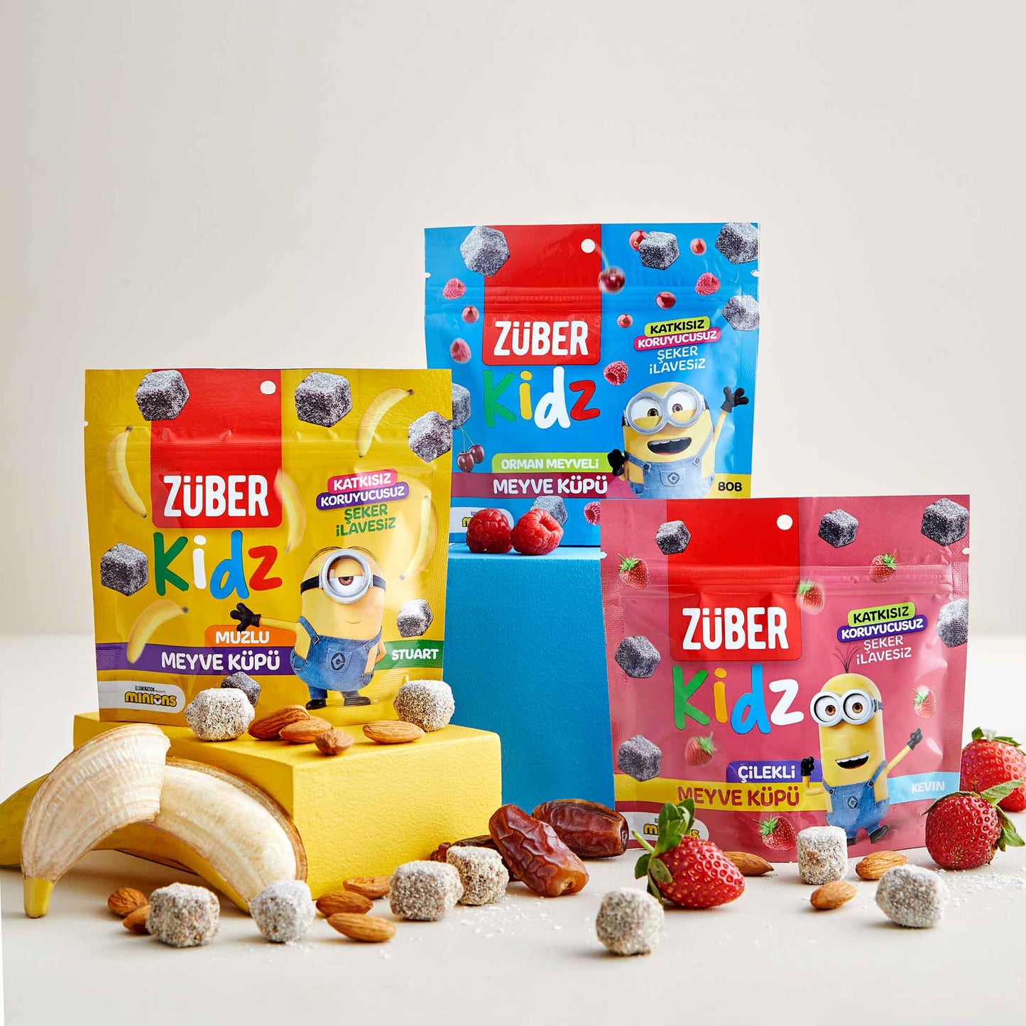 Kidz Meyve Küpü Deneme Paketi 49g X 12 Adet - Züber
