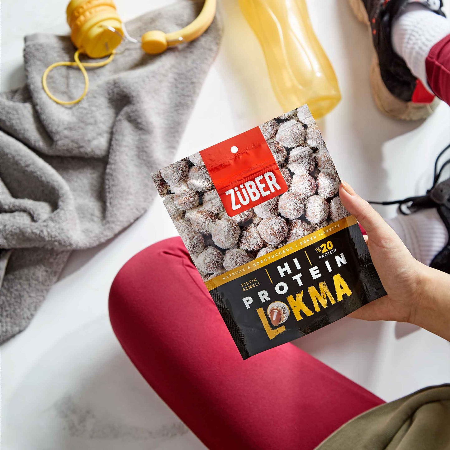 Yüksek Proteinli Lokma Fıstık Ezmeli 84g X 6 Adet - Züber