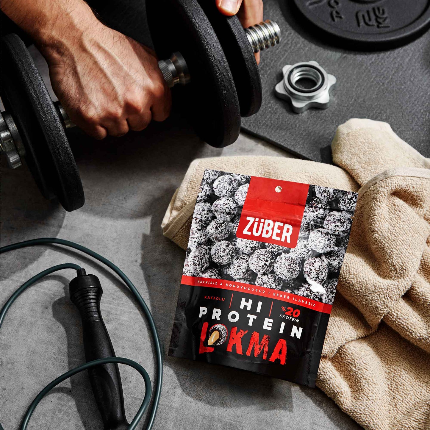 Yüksek Proteinli Lokma Kakaolu 84g X 6 Adet - Züber