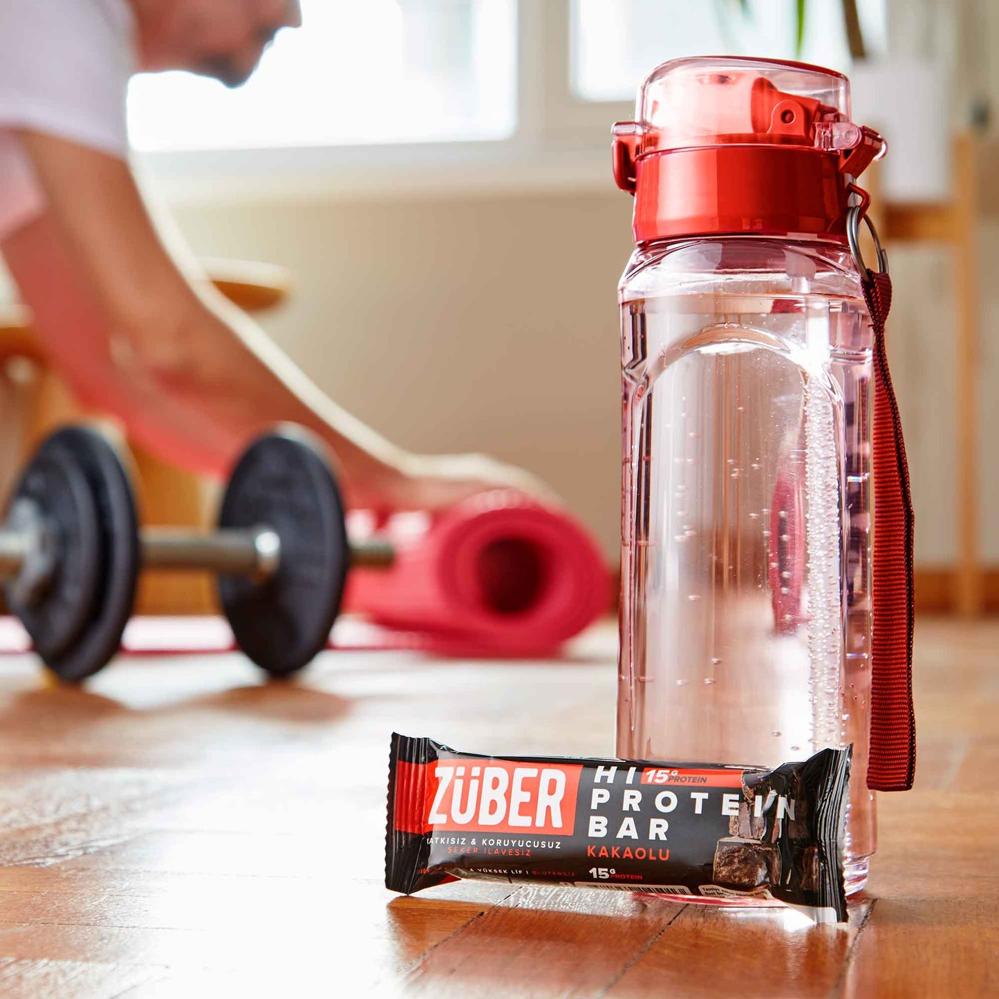 Yüksek Protein Bar Kakaolu 45g X 12 Adet - Züber