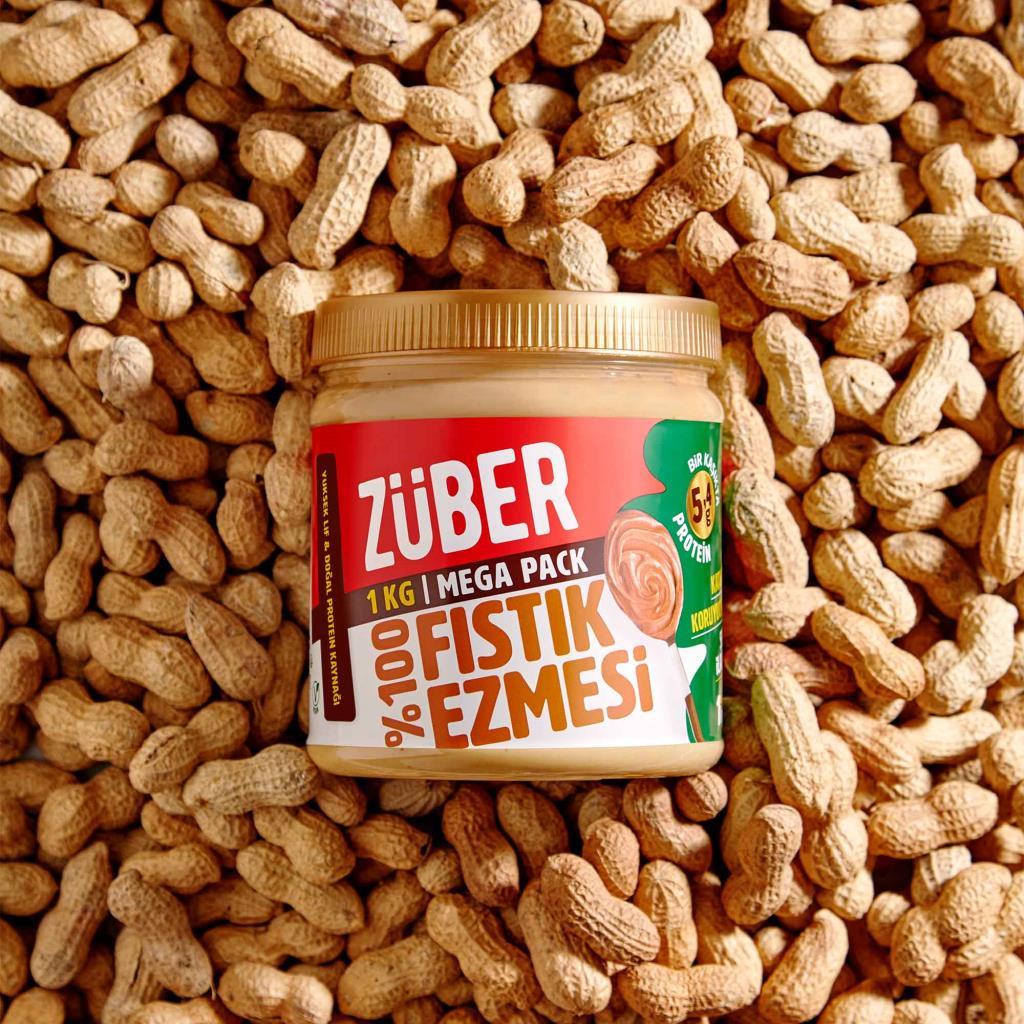 Züber %100 Fıstık Ezmesi 1kg - Züber