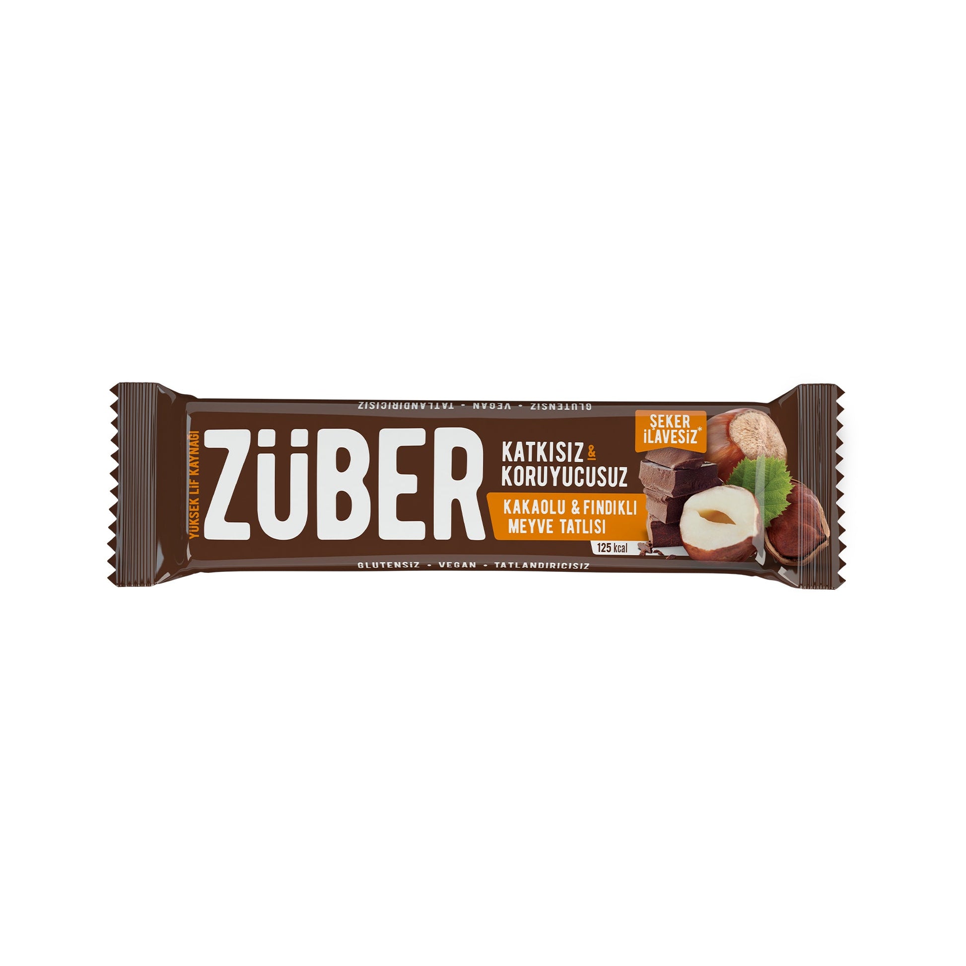 Meyve Bar Fındık ve Kakaolu 40g X 12 Adet - Züber