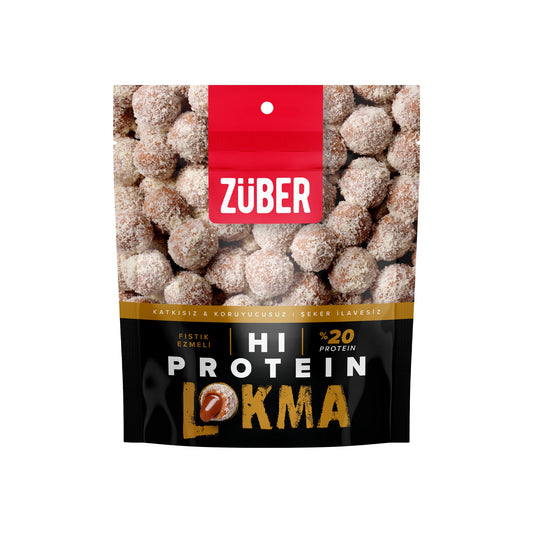 Yüksek Proteinli Lokma Fıstık Ezmeli 84g X 6 Adet - Züber