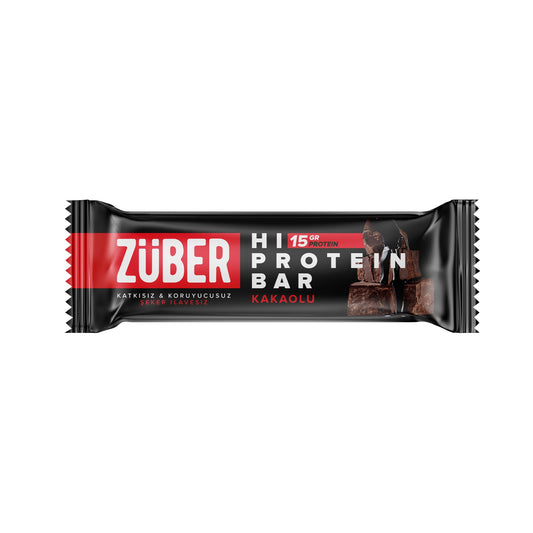 Yüksek Protein Bar Kakaolu 45g X 12 Adet - Züber