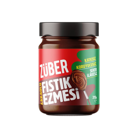 Fıstık Ezmesi Kakaolu 315g X 3 Adet - Züber