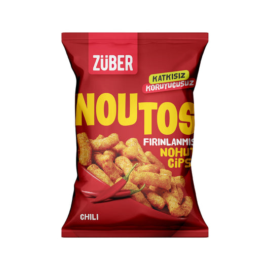 Noutos Nohut Cipsi Chili Baharatlı 55g X 15 Adet - Züber