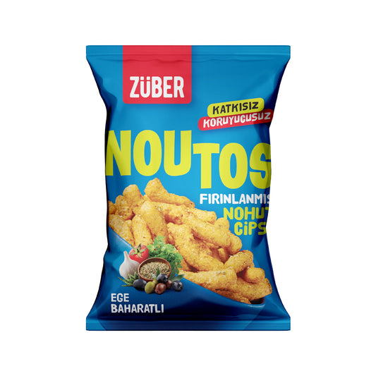 Noutos Nohut Cipsi Ege Baharatlı 55g X 15 Adet - Züber