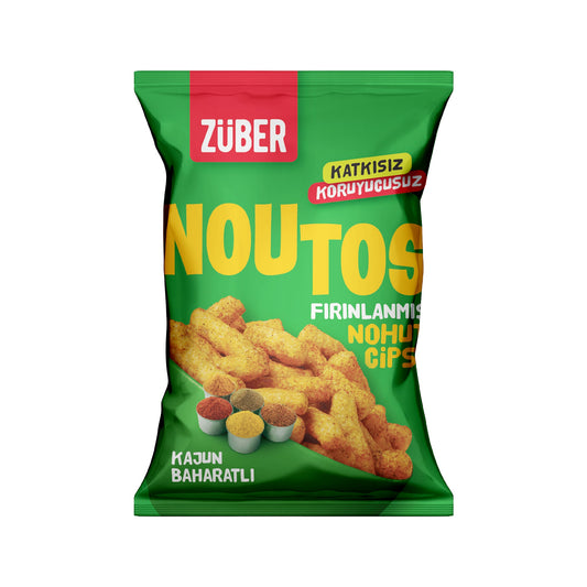 Noutos Nohut Cipsi Kajun Baharatlı 55g X 15 Adet - Züber