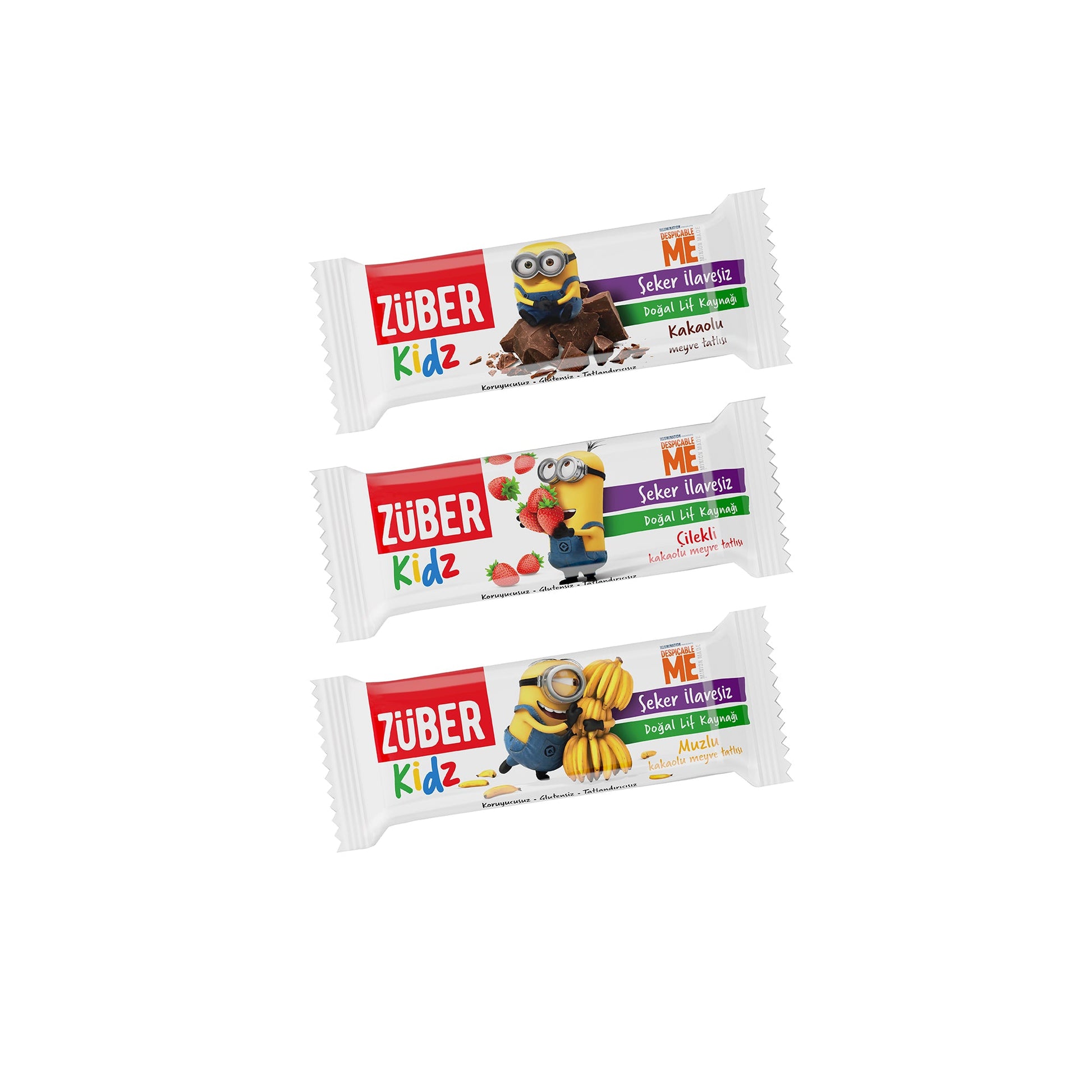 Kidz Meyve Bar Deneme Paketi 30g X 16 Adet - Züber
