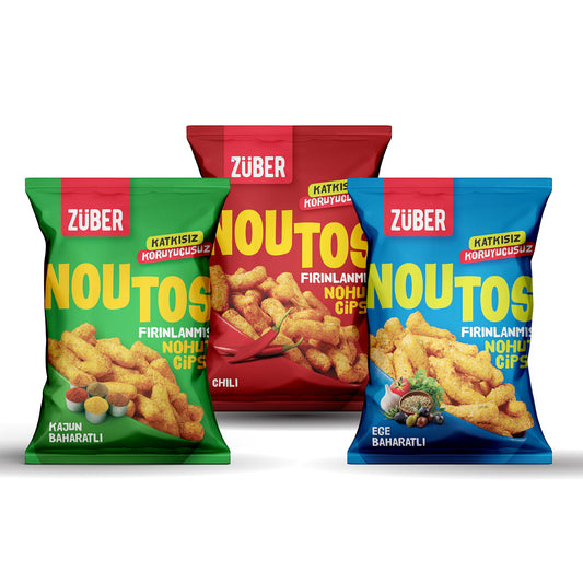 Noutos Nohut Cipsi Mega Avantaj Paketi 55g X 15 Adet - Züber