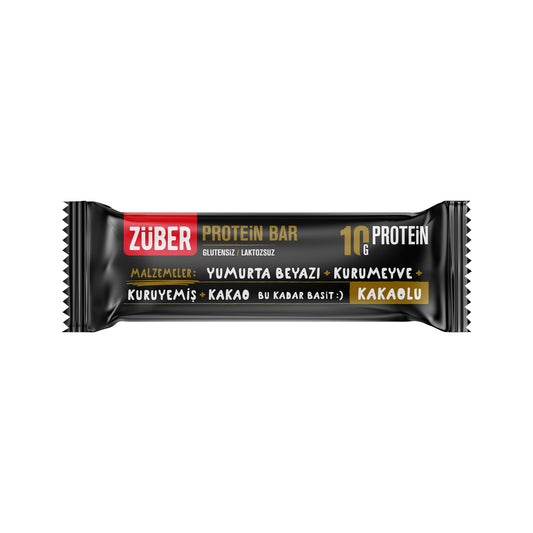 Protein Bar Kakaolu 35g X 12 Adet - Züber