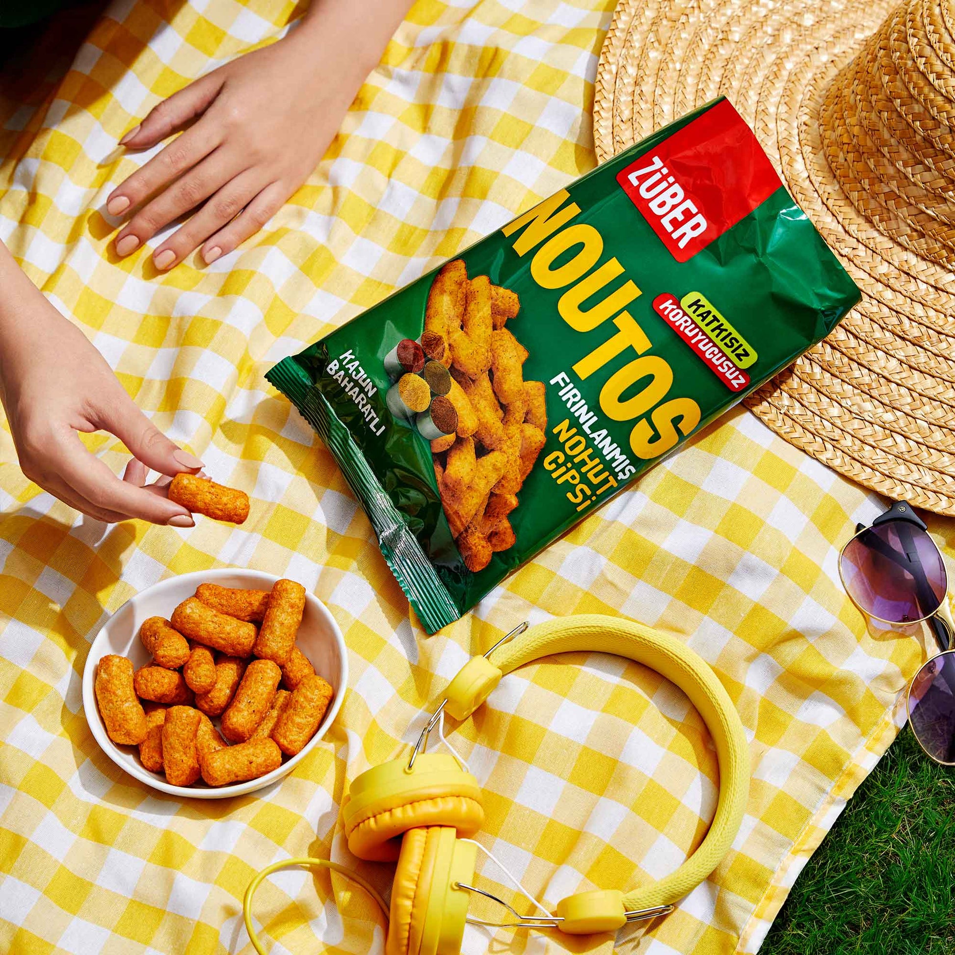 Noutos Nohut Cipsi Kajun Baharatlı 55g X 15 Adet - Züber