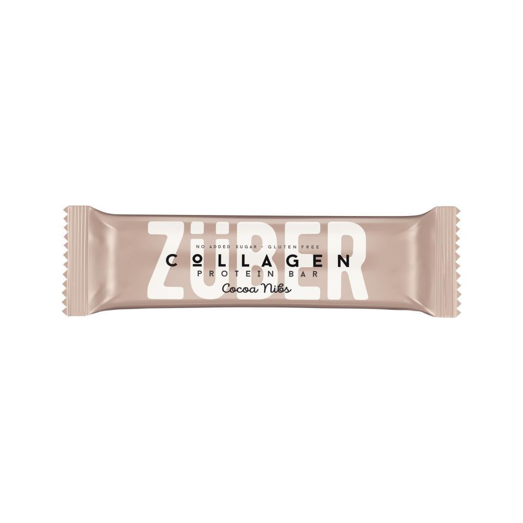 Kolajen Protein Bar Kakao Çekirdekli 35g X 12 Adet - Züber