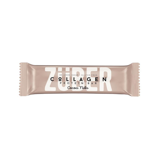 Kolajen Protein Bar Kakao Çekirdekli 35g X 12 Adet - Züber